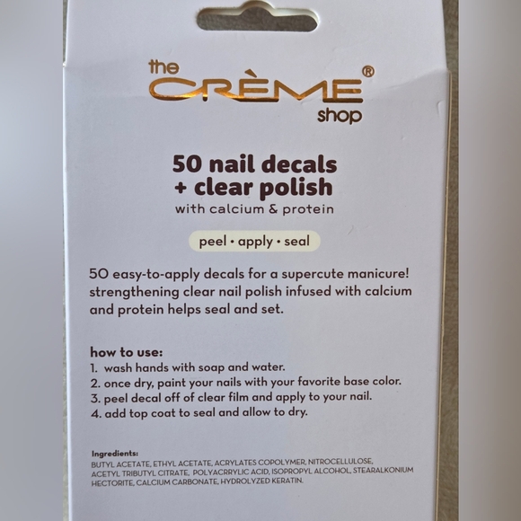 Creme Shop Nail Decal, Mask, Shimmer Spray Bundle - Picture 5 of 8